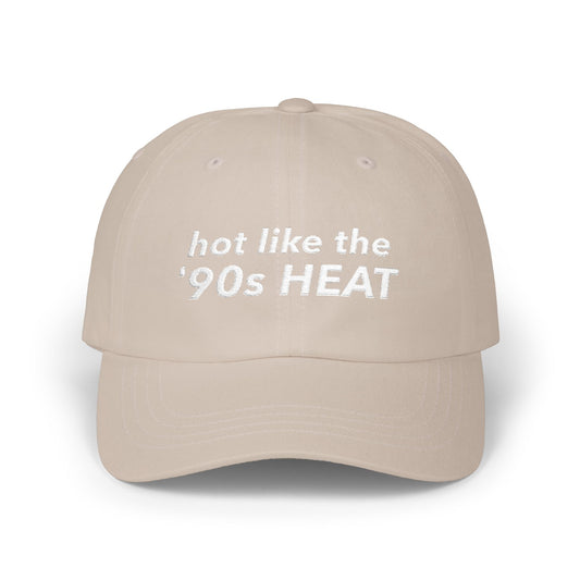 "Hot Like the '90s HEAT" PeasTV Classic Dad Cap — Embroidered Baseball Hat