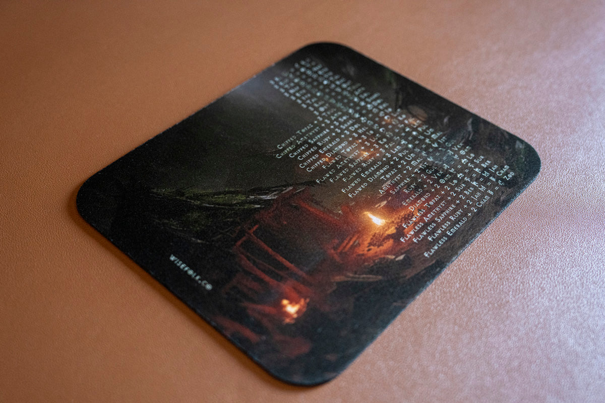 Diablo II Resurrected Horadric Cube Recipes Gamer Mouse Pad