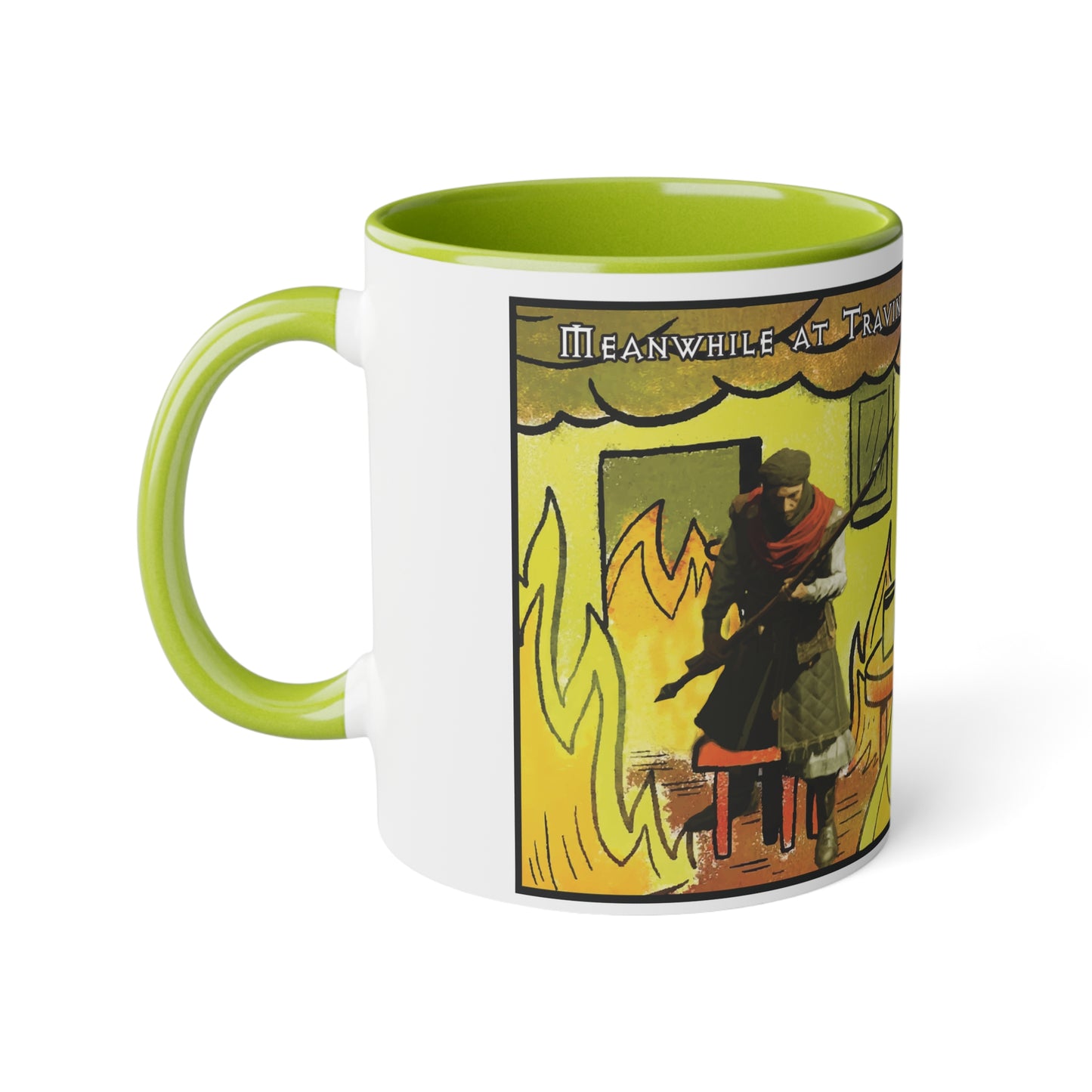 EU Product - "This is fine" Travincal 11oz Coffee Mug – For Diablo II Resurrected Players and Coffee Lovers