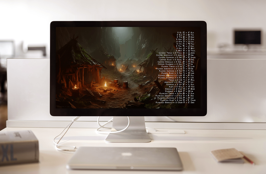 Diablo II Resurrected Horadric Cube Recipe Wallpaper - Digital Files