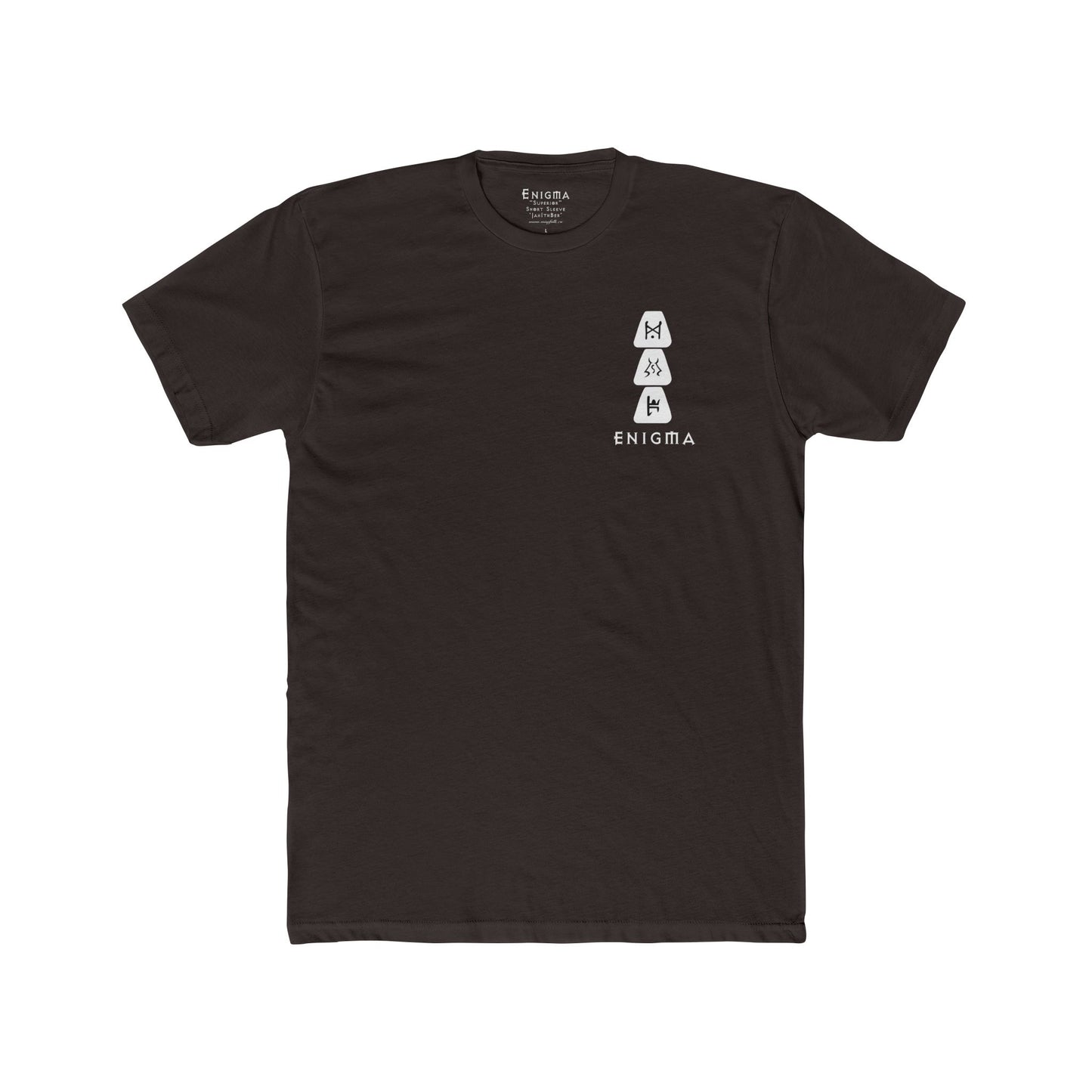 The Minimalist ENIGMA 'Jah Ith Ber' Runeword - Superior Cotton Next Level T-Shirt Base Color Variety Unisex Cotton Crew Tee