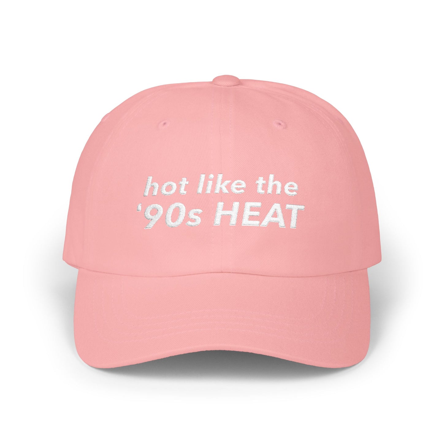 "Hot Like the '90s HEAT" PeasTV Classic Dad Cap — Embroidered Baseball Hat