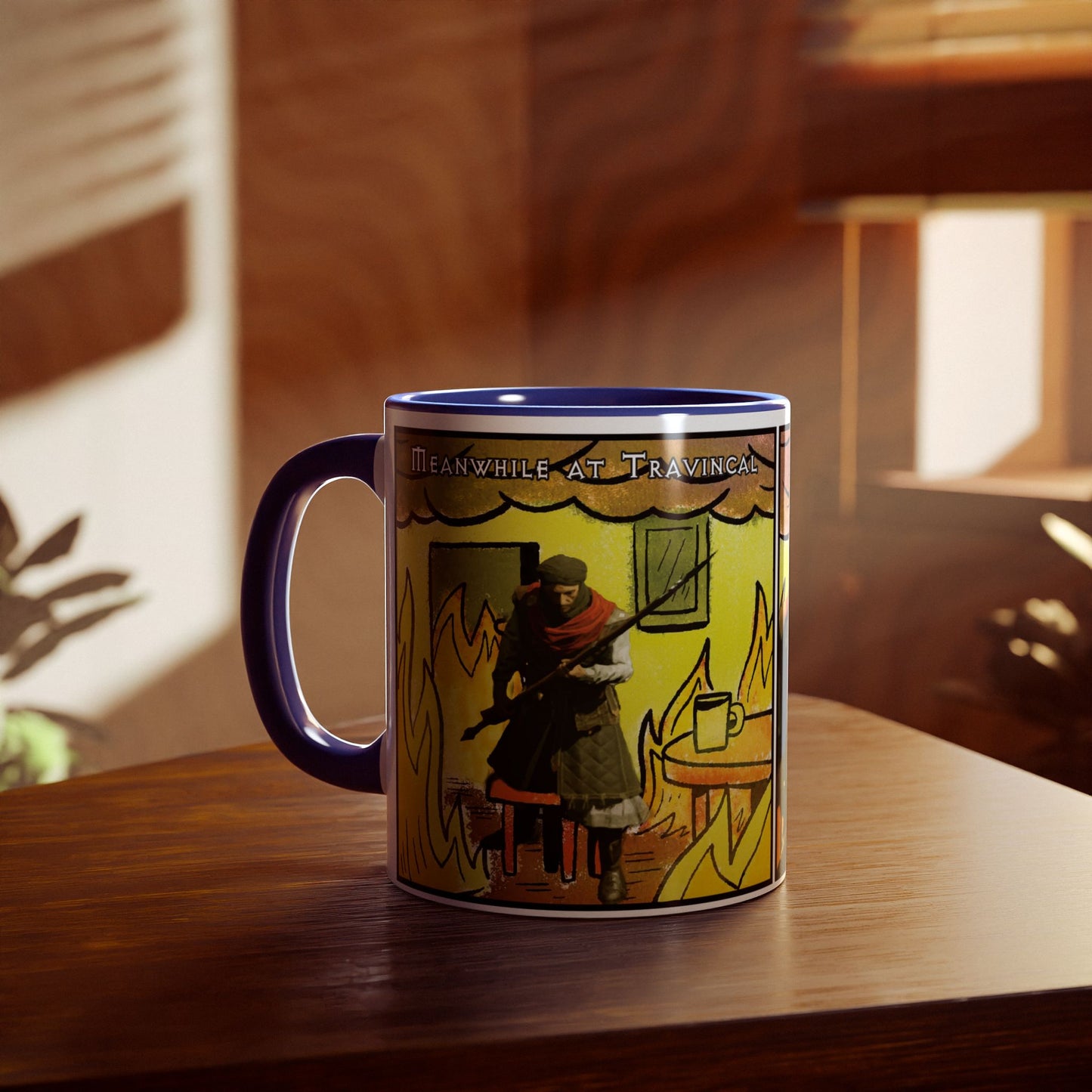 CANADA Product - "This is fine" Travincal 11oz Coffee Mug – For Diablo II Resurrected Players and Coffee Lovers