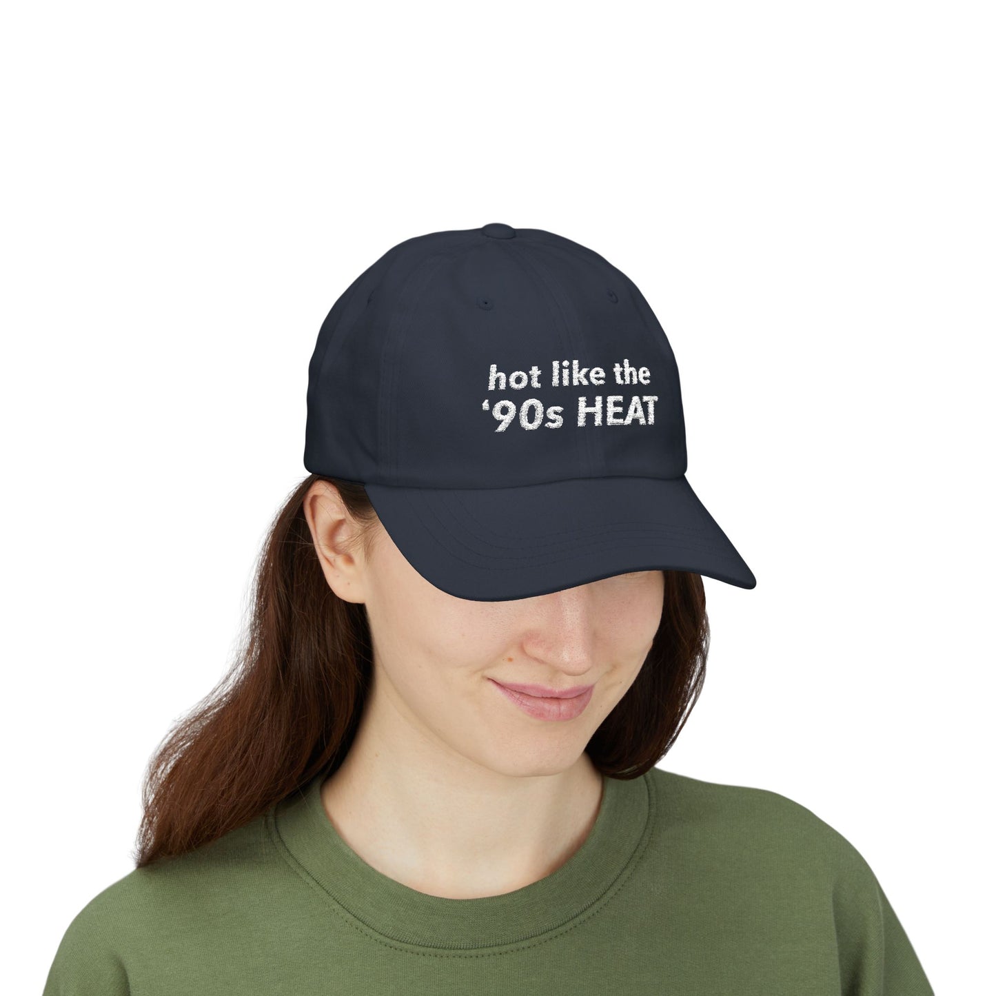 "Hot Like the '90s HEAT" PeasTV Classic Dad Cap — Embroidered Baseball Hat