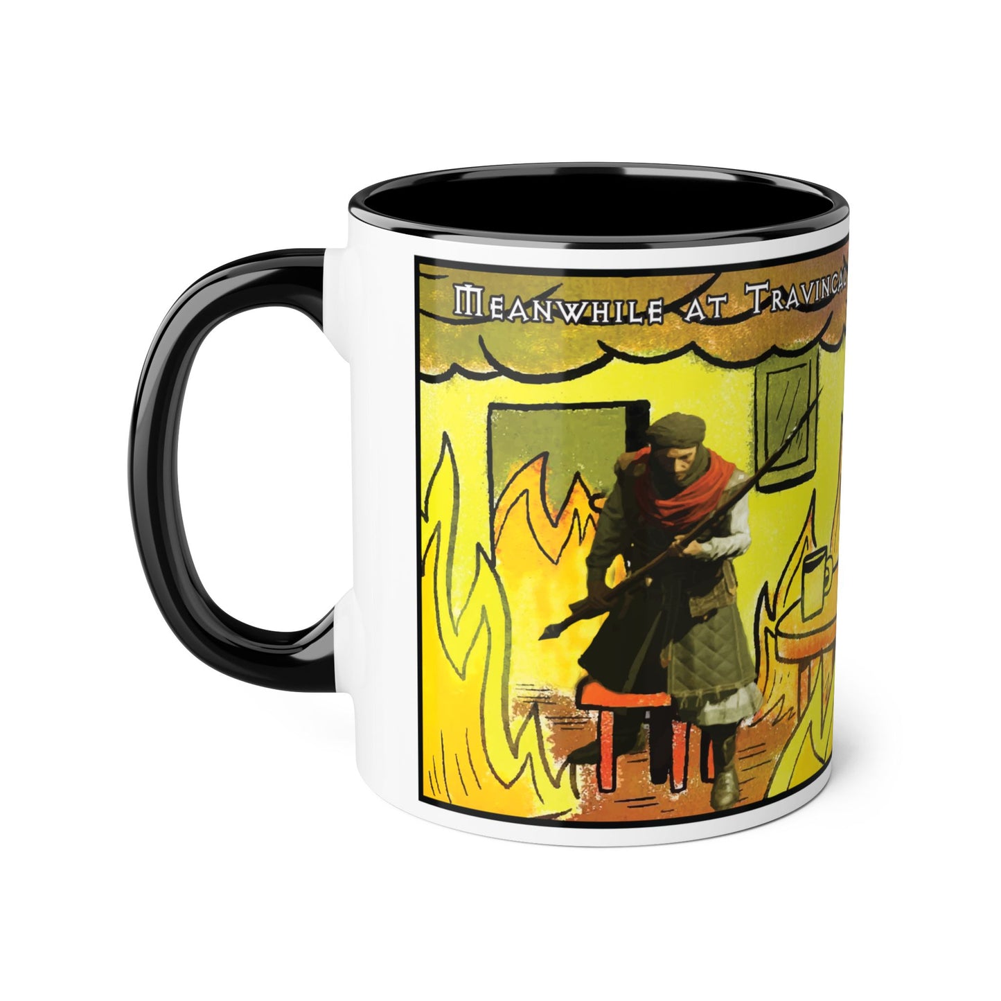 CANADA Product - "This is fine" Travincal 11oz Coffee Mug – For Diablo II Resurrected Players and Coffee Lovers