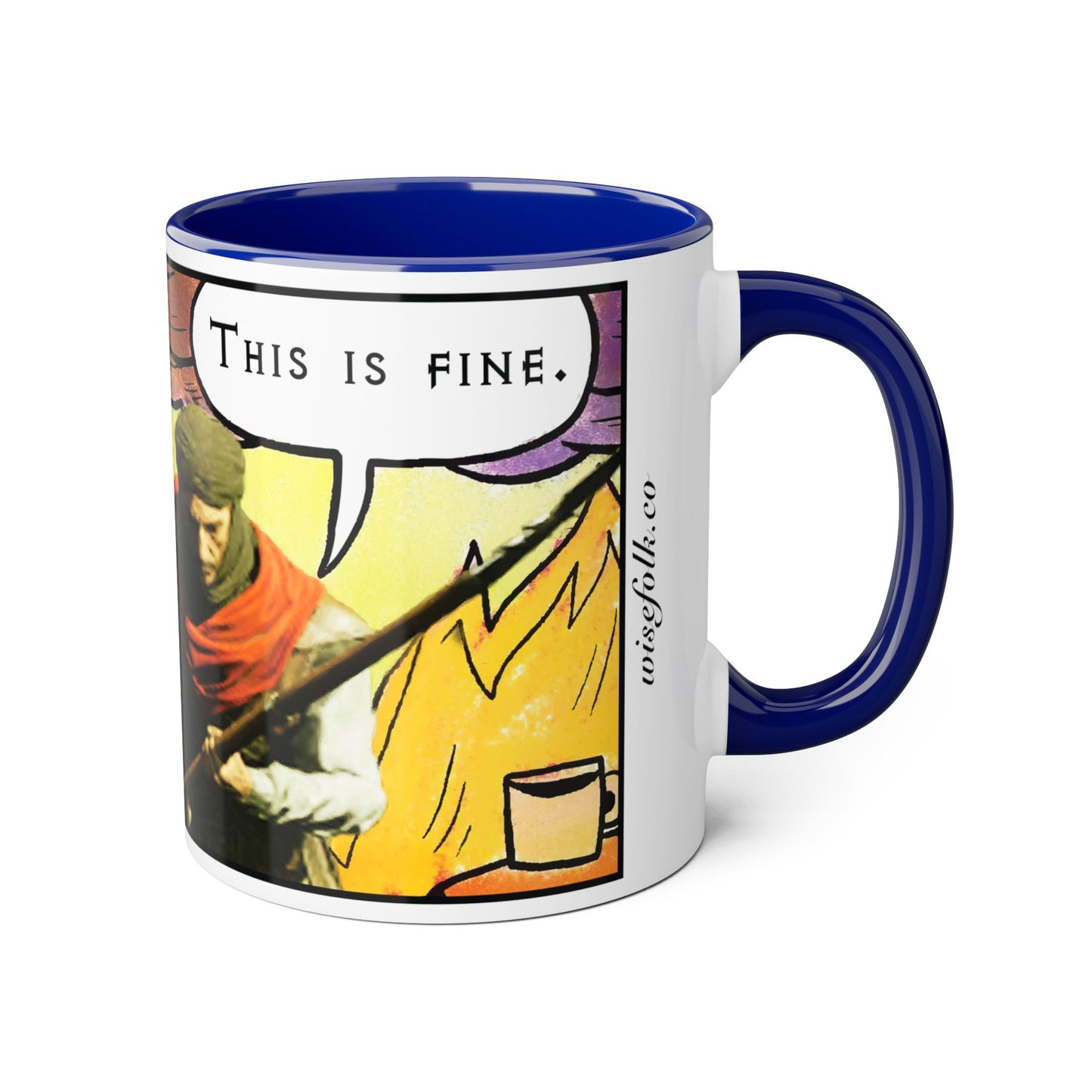 CANADA Product - "This is fine" Travincal 11oz Coffee Mug – For Diablo II Resurrected Players and Coffee Lovers