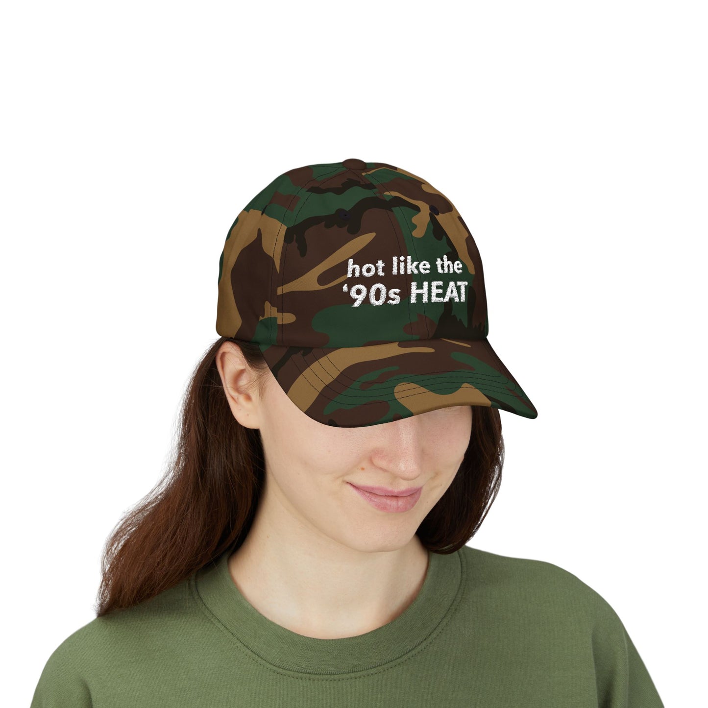"Hot Like the '90s HEAT" PeasTV Classic Dad Cap — Embroidered Baseball Hat