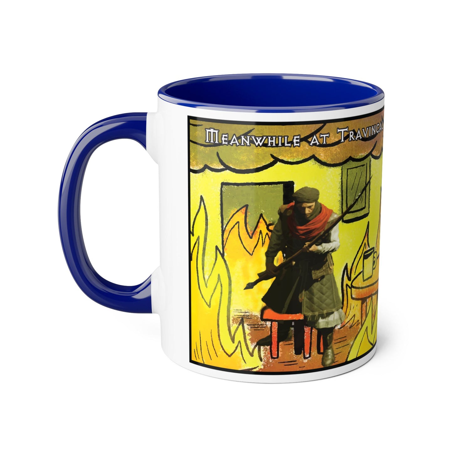 CANADA Product - "This is fine" Travincal 11oz Coffee Mug – For Diablo II Resurrected Players and Coffee Lovers