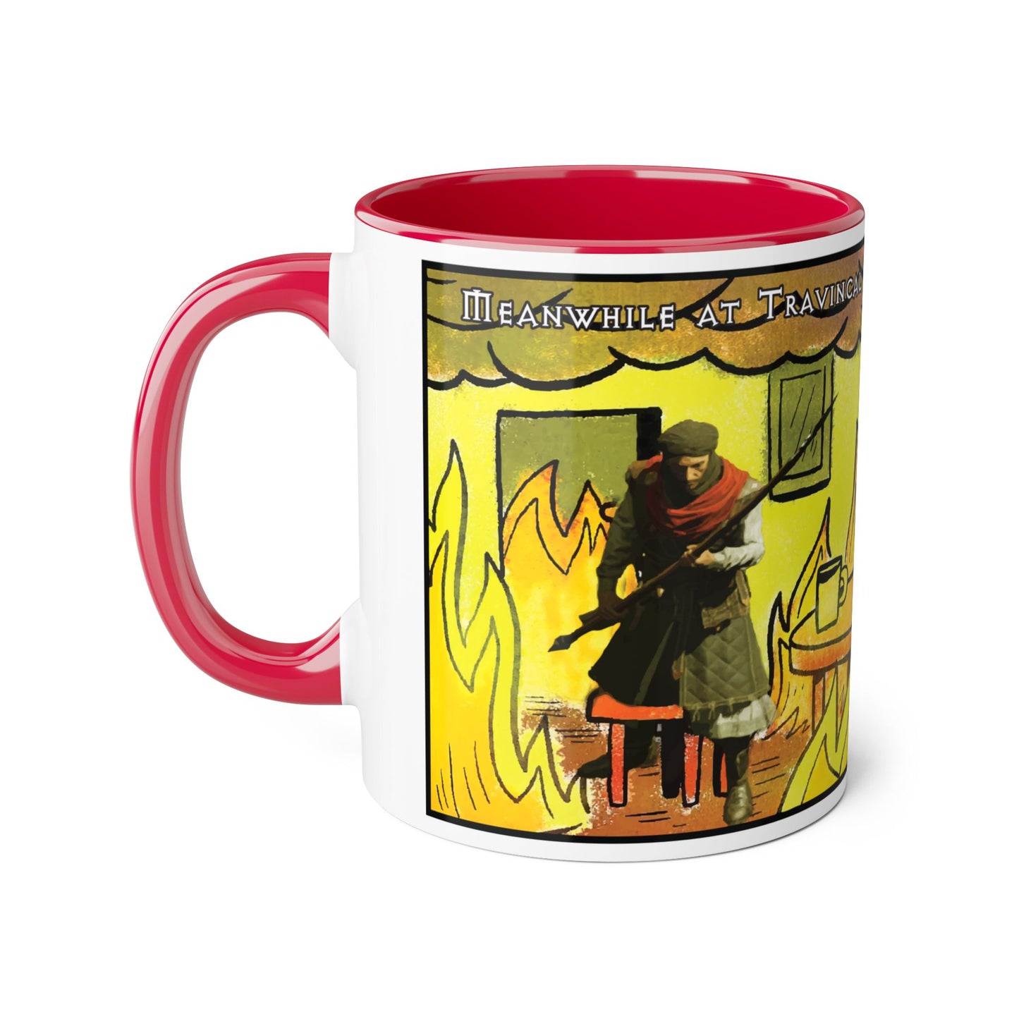 CANADA Product - "This is fine" Travincal 11oz Coffee Mug – For Diablo II Resurrected Players and Coffee Lovers