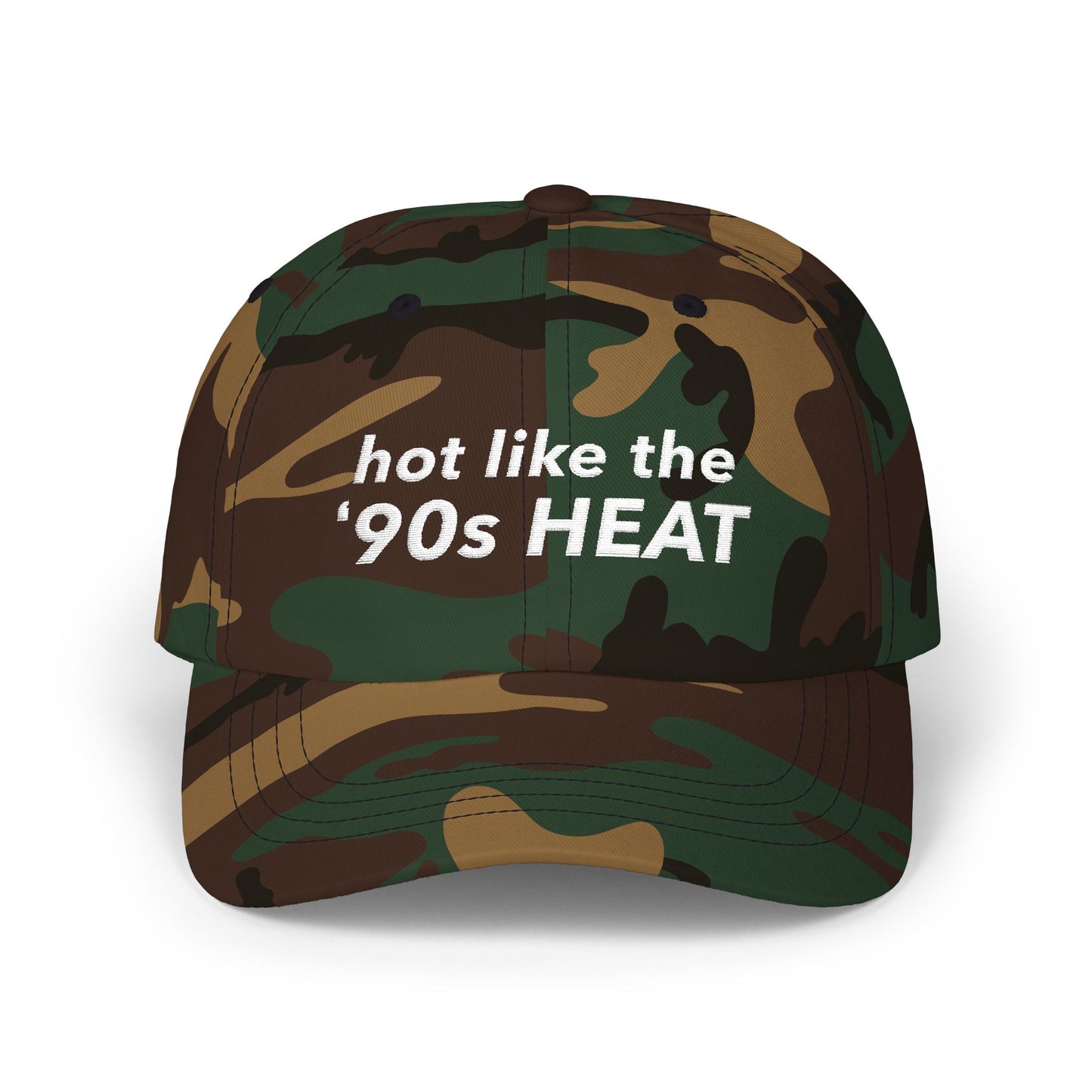 "Hot Like the '90s HEAT" PeasTV Classic Dad Cap — Embroidered Baseball Hat