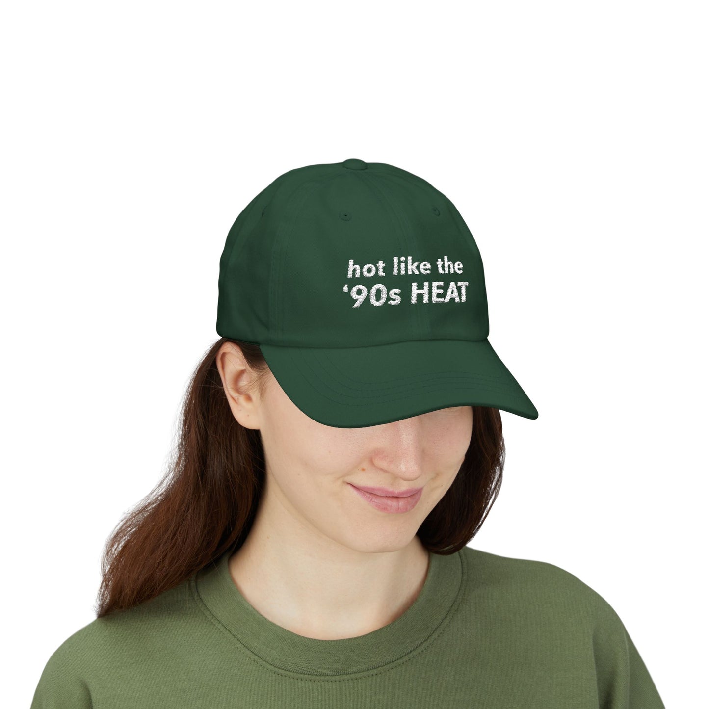 "Hot Like the '90s HEAT" PeasTV Classic Dad Cap — Embroidered Baseball Hat
