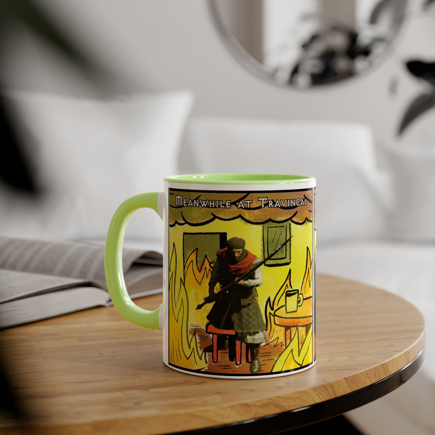 CANADA Product - "This is fine" Travincal 11oz Coffee Mug – For Diablo II Resurrected Players and Coffee Lovers