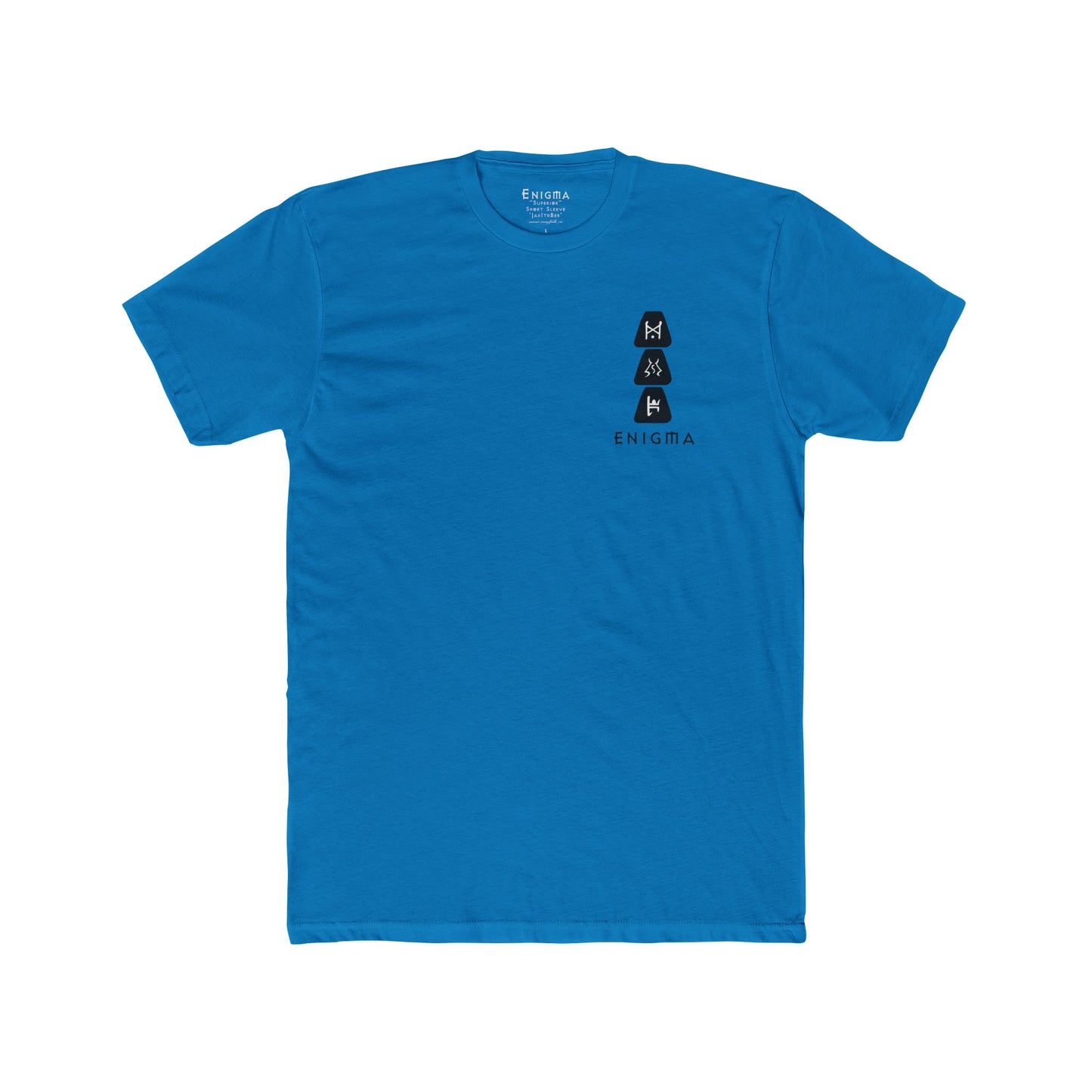 The Minimalist ENIGMA 'Jah Ith Ber' Runeword - Superior Cotton Next Level T-Shirt Base Color Variety Unisex Cotton Crew Tee