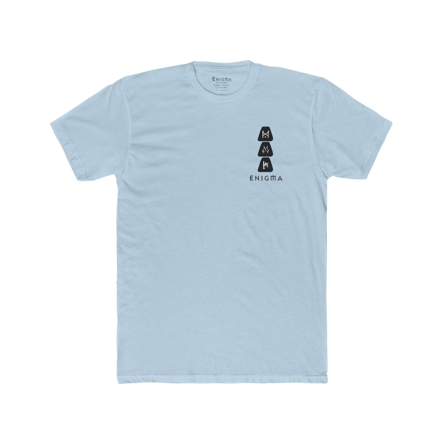 The Minimalist ENIGMA 'Jah Ith Ber' Runeword - Superior Cotton Next Level T-Shirt Base Color Variety Unisex Cotton Crew Tee
