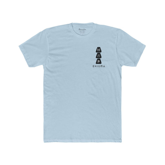 The Minimalist ENIGMA 'Jah Ith Ber' Runeword - Superior Cotton Next Level T-Shirt Base Color Variety Unisex Cotton Crew Tee