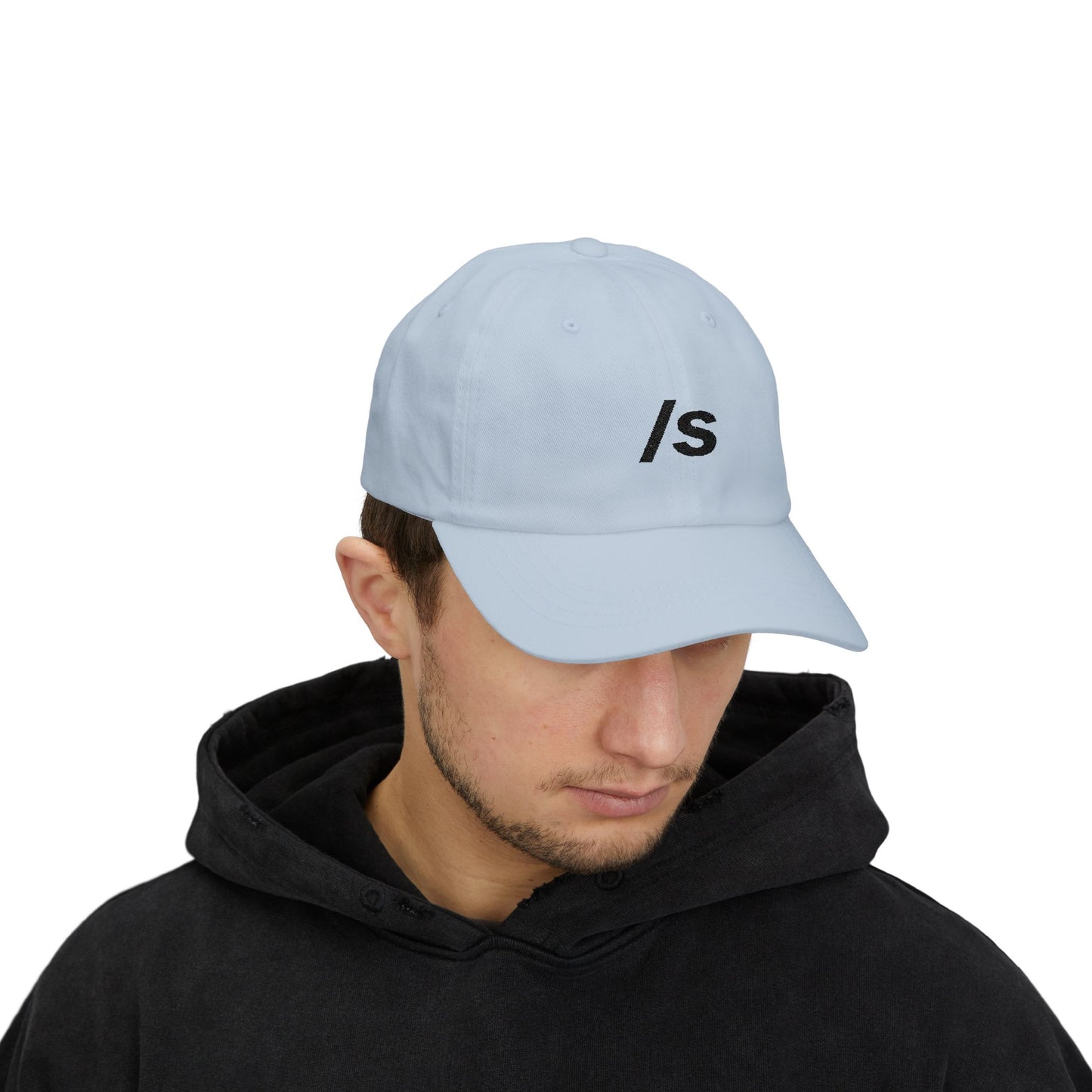 Sarcasm “/s” BLACK Embroidery Classic Dad Hat – Reddit Style Sarcastic Meme Trendy Adjustable Cotton Cap for Casual Outfits