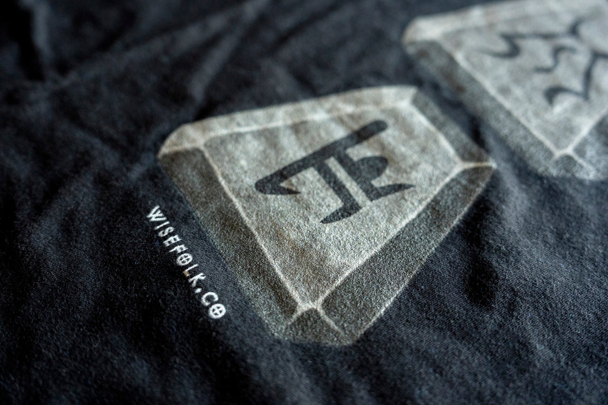 The ENIGMA 'Jah Ith Ber' Runeword - Big and Bold Runes, Superior Cotton Next Level T-Shirt Base