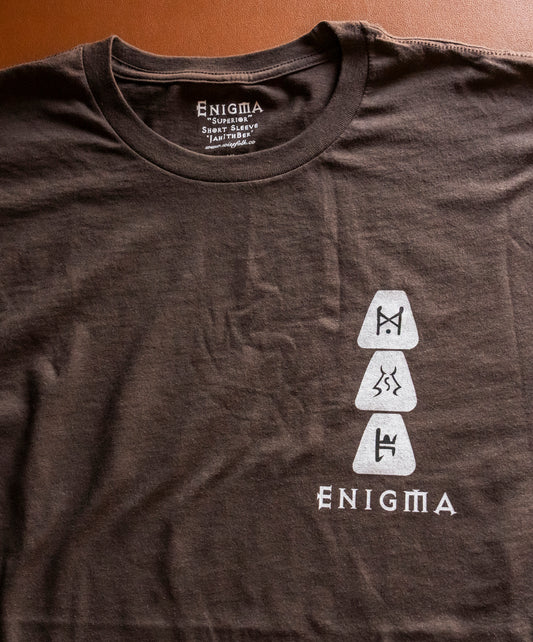 The Minimalist ENIGMA 'Jah Ith Ber' Runeword - Superior Cotton Next Level T-Shirt Base Color Variety Unisex Cotton Crew Tee