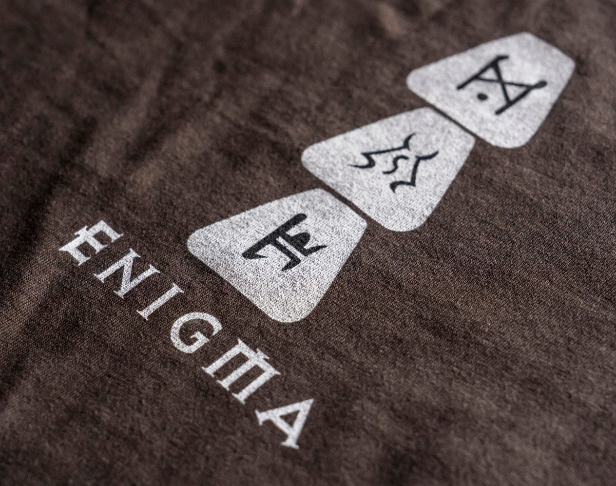 The Minimalist ENIGMA 'Jah Ith Ber' Runeword - Superior Cotton Next Level T-Shirt Base Color Variety Unisex Cotton Crew Tee