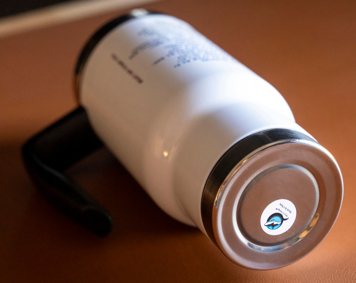 The GRIEF 'Eth Tir Lo Mal Ral' Runeword - Superior Stainless Steel and Plastic Travel 14oz Mug with Item Stats, Coffee Cup Gift for Busy Professionals, D2R Travel Mug, For Hot or Cold Beverage