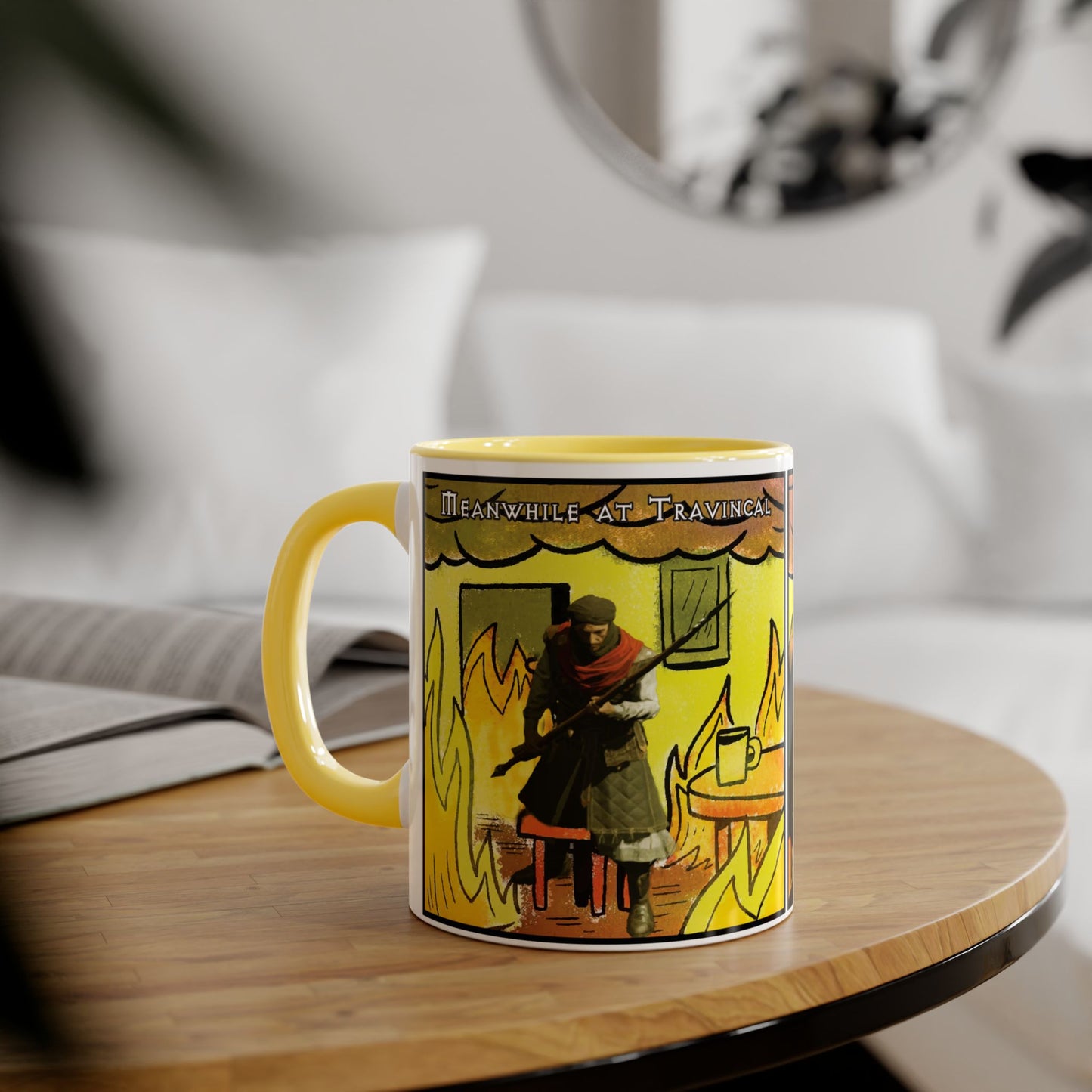 CANADA Product - "This is fine" Travincal 11oz Coffee Mug – For Diablo II Resurrected Players and Coffee Lovers