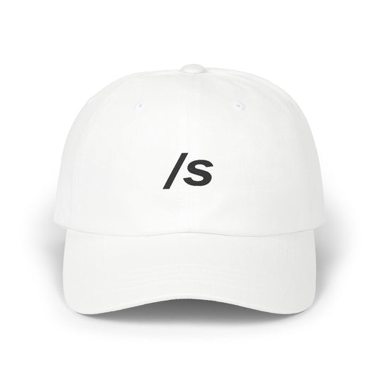 Sarcasm “/s” BLACK Embroidery Classic Dad Hat – Reddit Style Sarcastic Meme Trendy Adjustable Cotton Cap for Casual Outfits