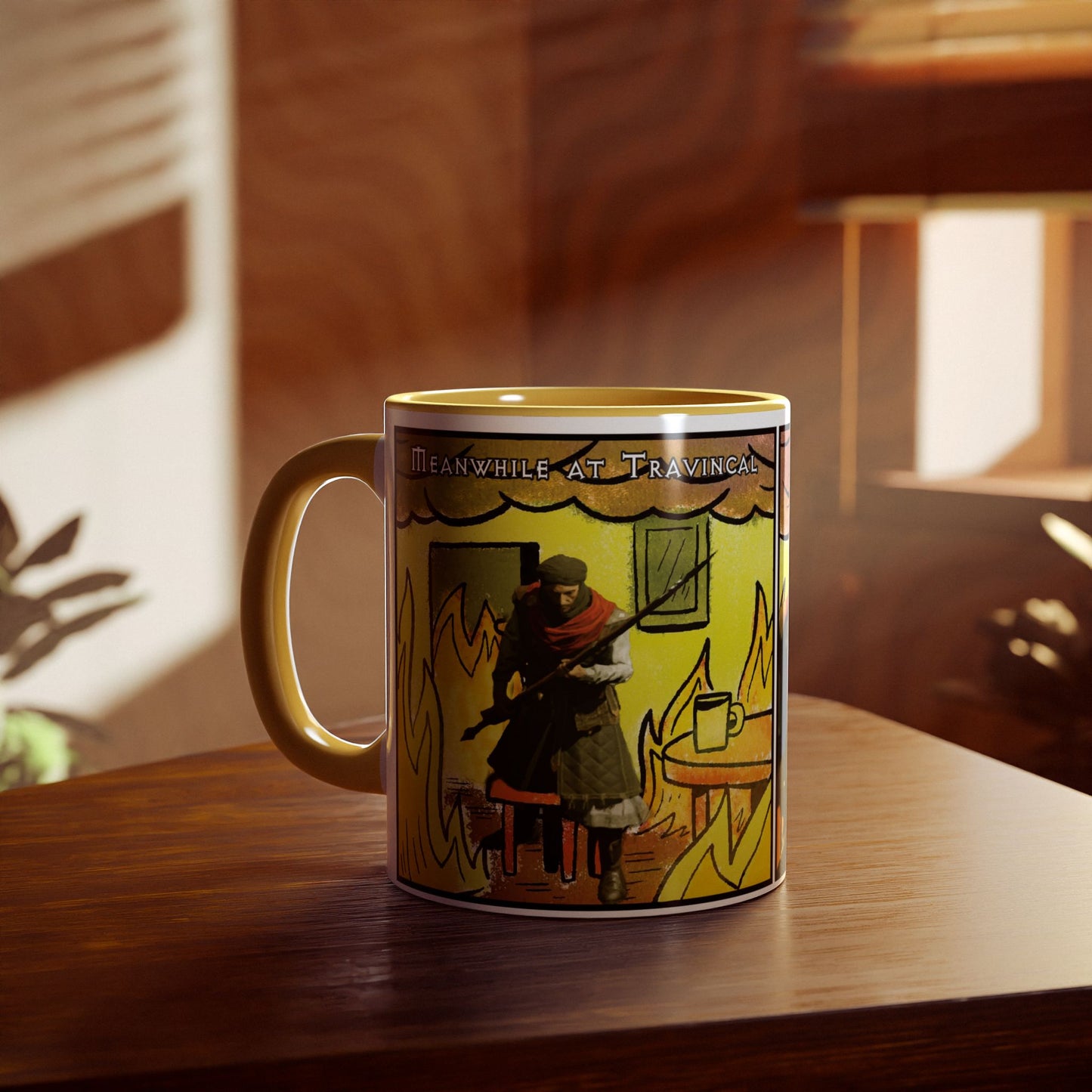 CANADA Product - "This is fine" Travincal 11oz Coffee Mug – For Diablo II Resurrected Players and Coffee Lovers