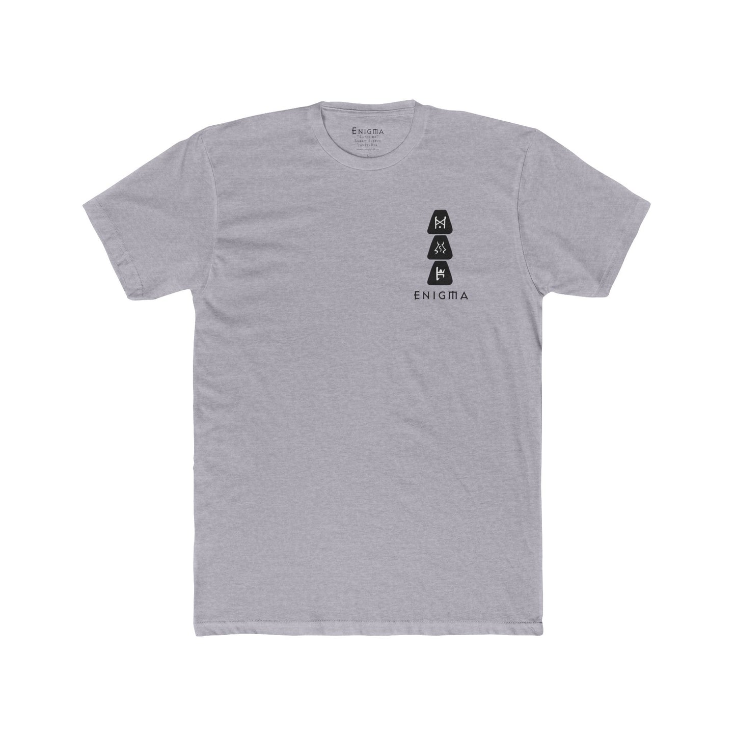 The Minimalist ENIGMA 'Jah Ith Ber' Runeword - Superior Cotton Next Level T-Shirt Base Color Variety Unisex Cotton Crew Tee