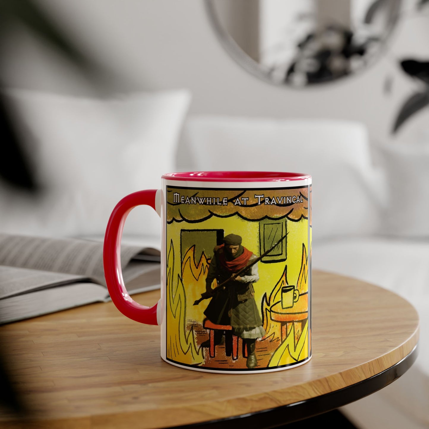 CANADA Product - "This is fine" Travincal 11oz Coffee Mug – For Diablo II Resurrected Players and Coffee Lovers