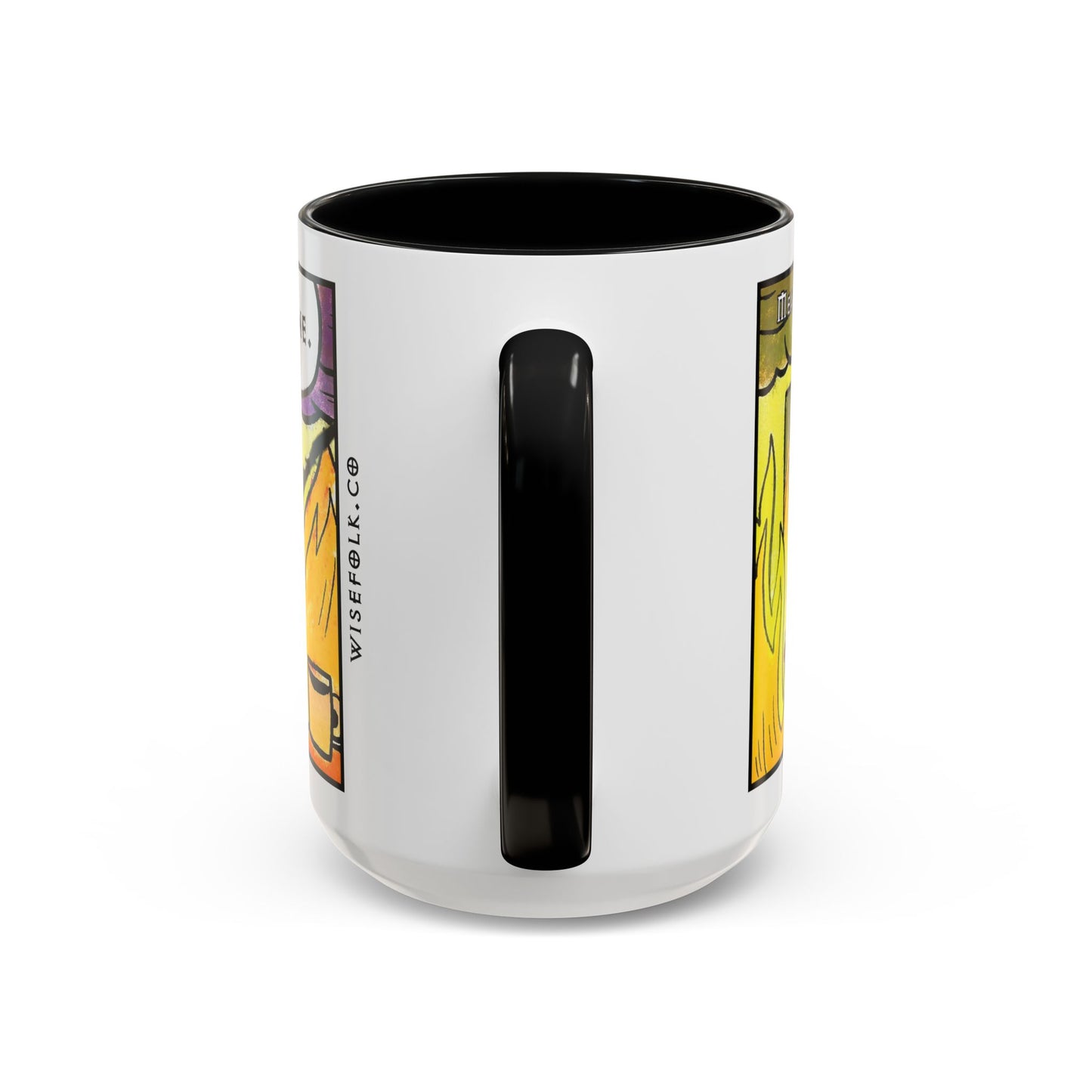 "This is fine" Travincal Mercenary 11oz and 15oz Coffee Mug – For Diablo II Resurrected Players and Coffee Lovers