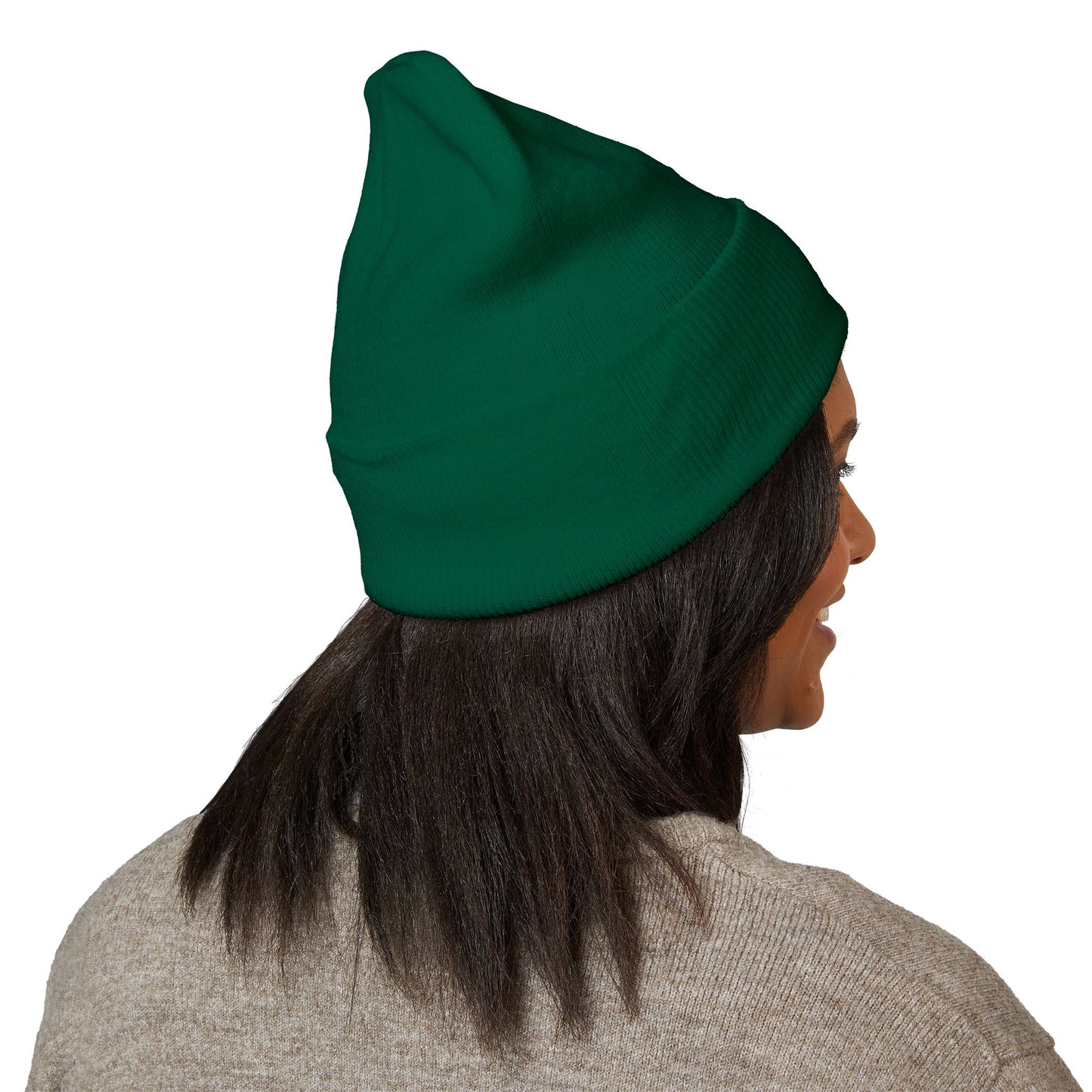 'Ist'ed HARLEQUIN CREST, Embroidered Unique Shako - Stylish Green Beanie for Every D2R Ladder Season