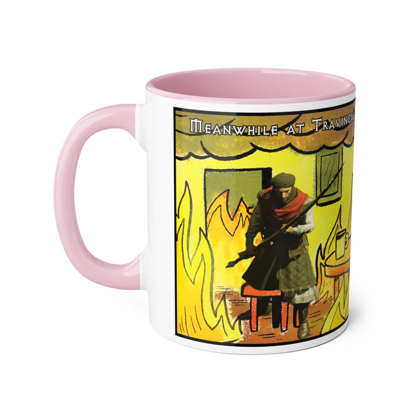 CANADA Product - "This is fine" Travincal 11oz Coffee Mug – For Diablo II Resurrected Players and Coffee Lovers