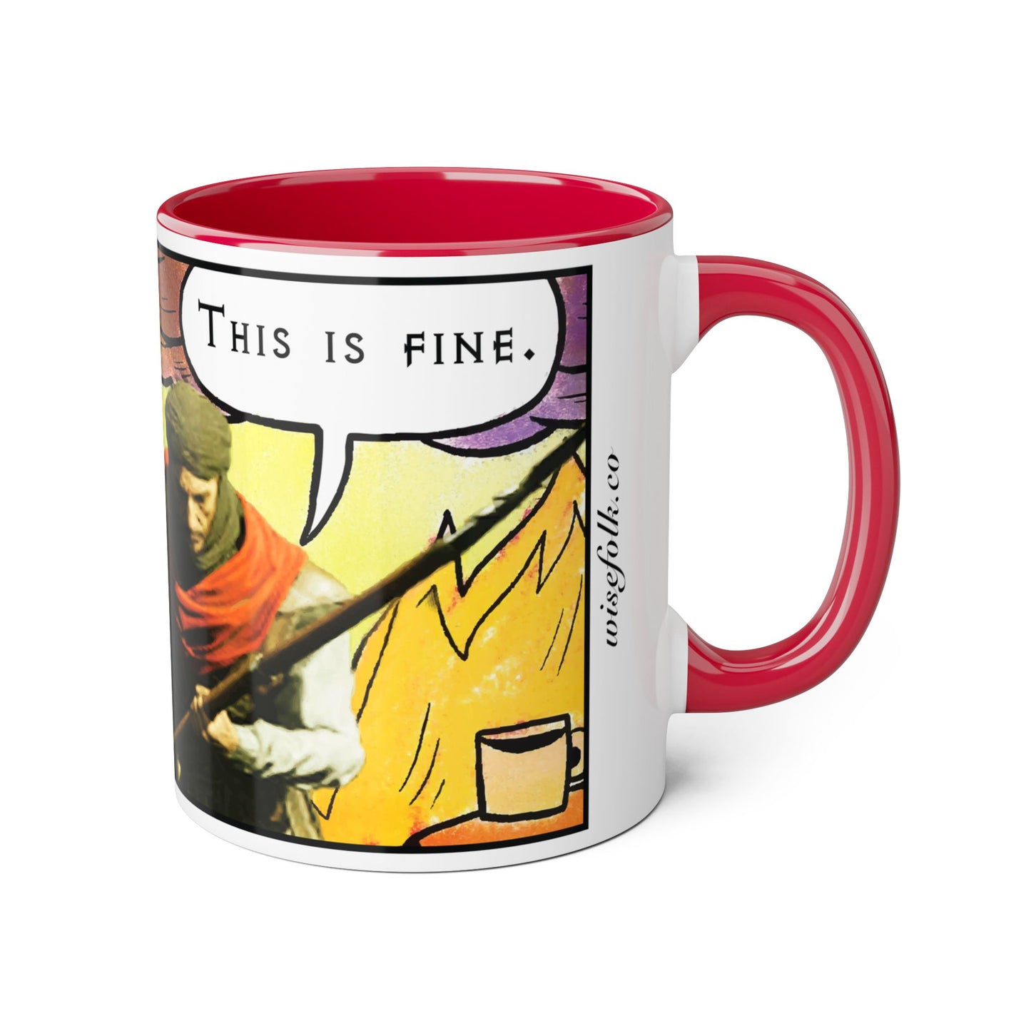 CANADA Product - "This is fine" Travincal 11oz Coffee Mug – For Diablo II Resurrected Players and Coffee Lovers
