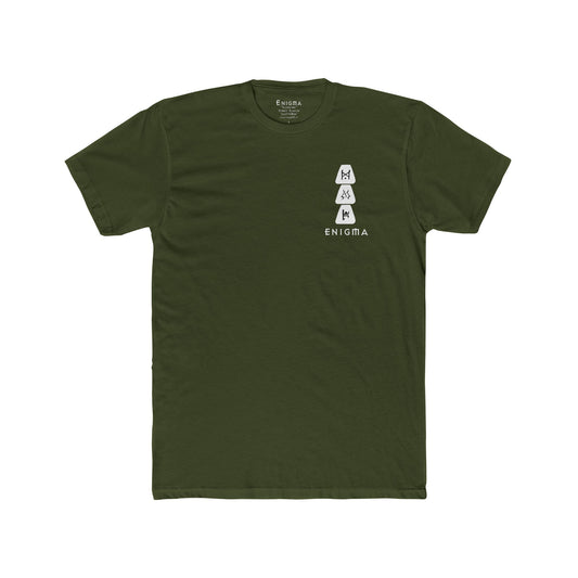 The Minimalist ENIGMA 'Jah Ith Ber' Runeword - Superior Cotton Next Level T-Shirt Base Color Variety Unisex Cotton Crew Tee