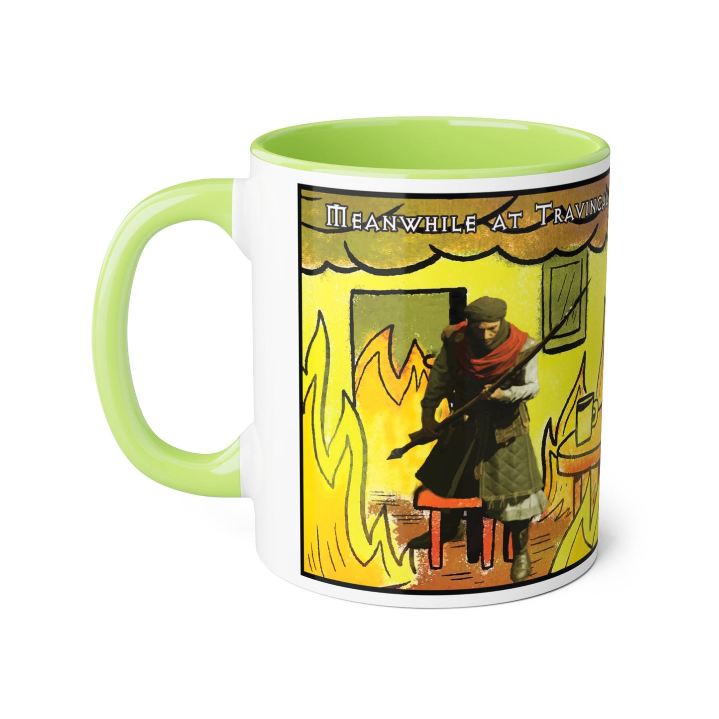 CANADA Product - "This is fine" Travincal 11oz Coffee Mug – For Diablo II Resurrected Players and Coffee Lovers