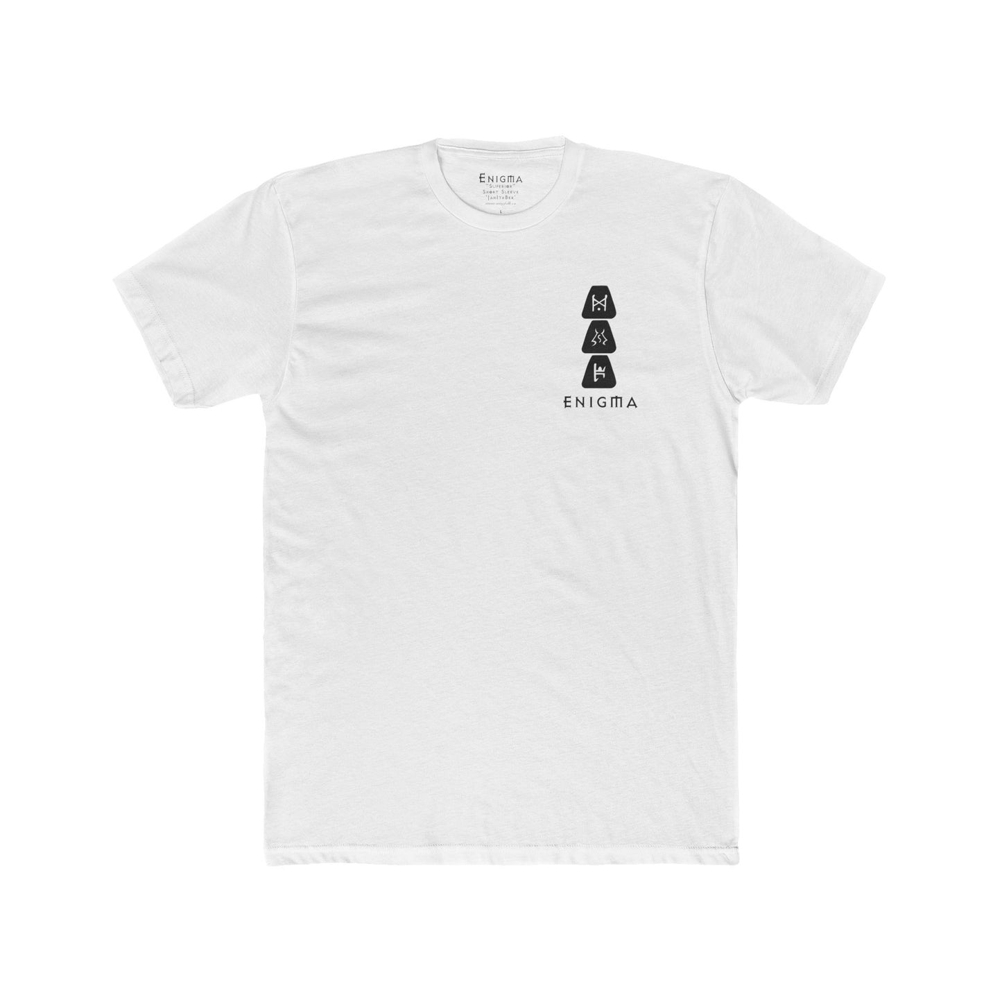 The Minimalist ENIGMA 'Jah Ith Ber' Runeword - Superior Cotton Next Level T-Shirt Base Color Variety Unisex Cotton Crew Tee