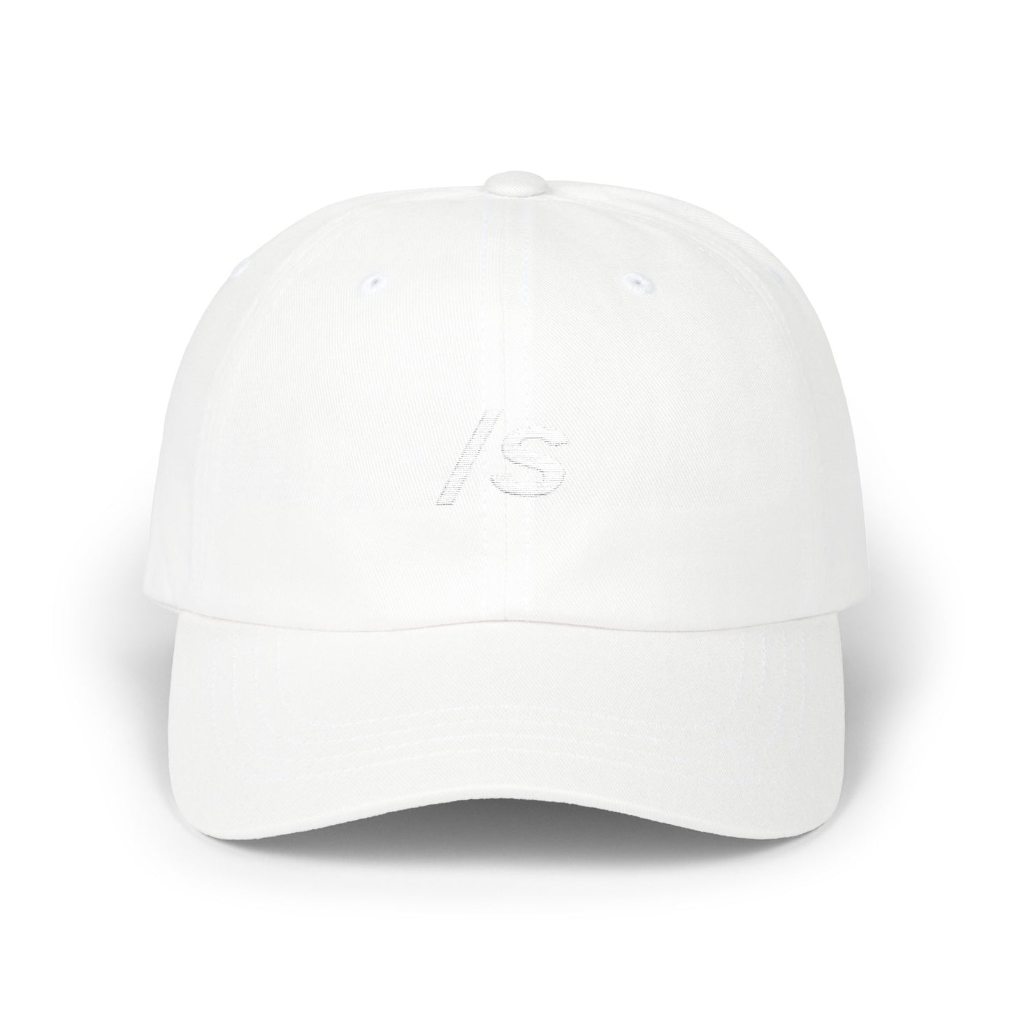 Sarcasm “/s” WHITE Embroidery Classic Dad Hat – Reddit Style Sarcastic Meme Trendy Adjustable Cotton Cap for Casual Outfits