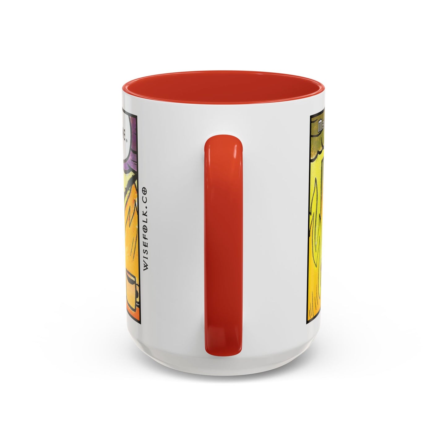 "This is fine" Travincal Mercenary 11oz and 15oz Coffee Mug – For Diablo II Resurrected Players and Coffee Lovers