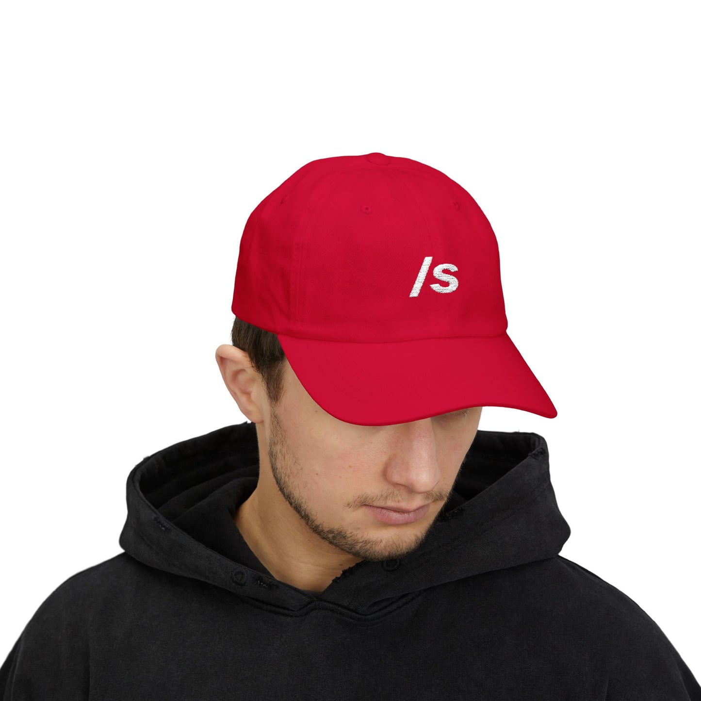 Sarcasm “/s” WHITE Embroidery Classic Dad Hat – Reddit Style Sarcastic Meme Trendy Adjustable Cotton Cap for Casual Outfits