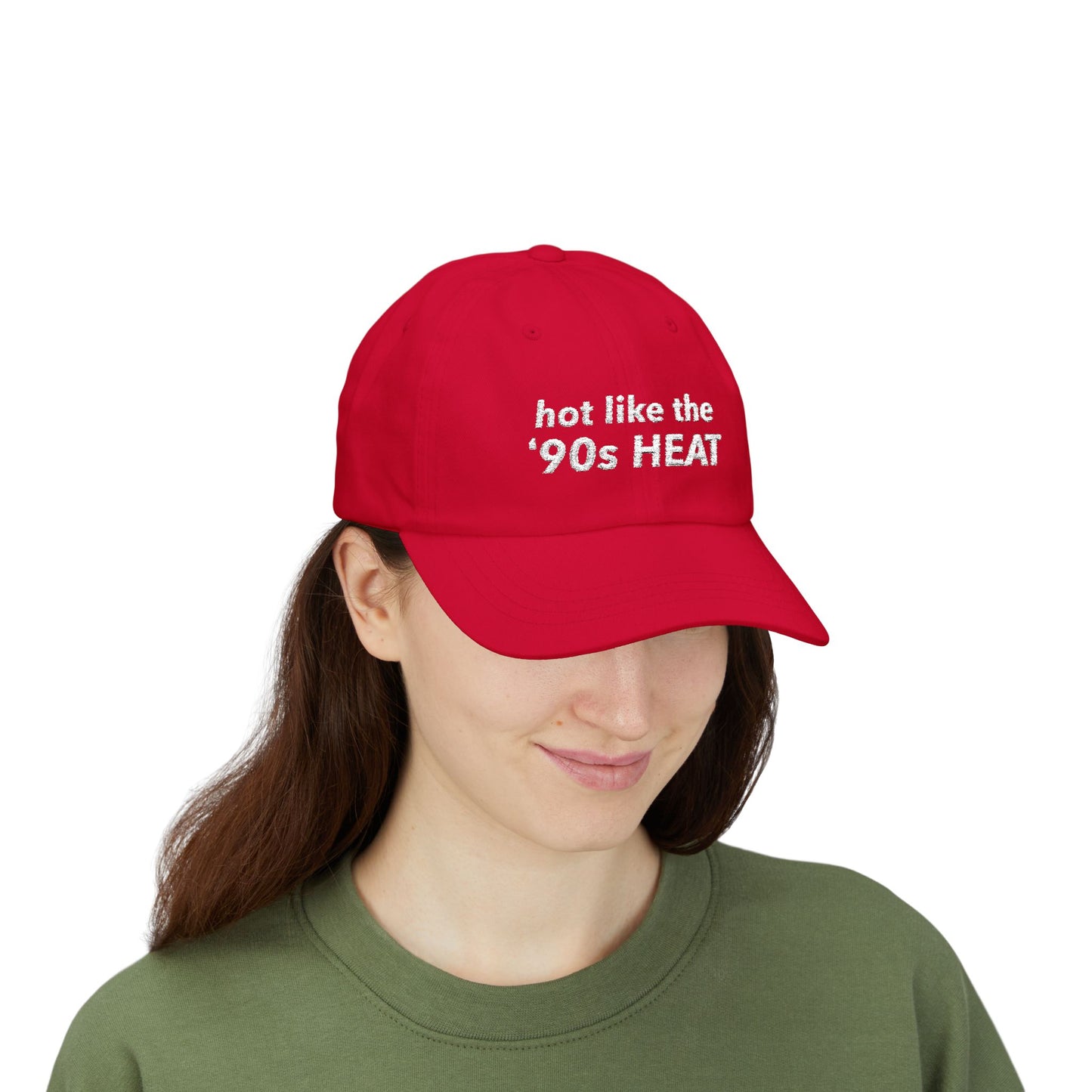 "Hot Like the '90s HEAT" PeasTV Classic Dad Cap — Embroidered Baseball Hat