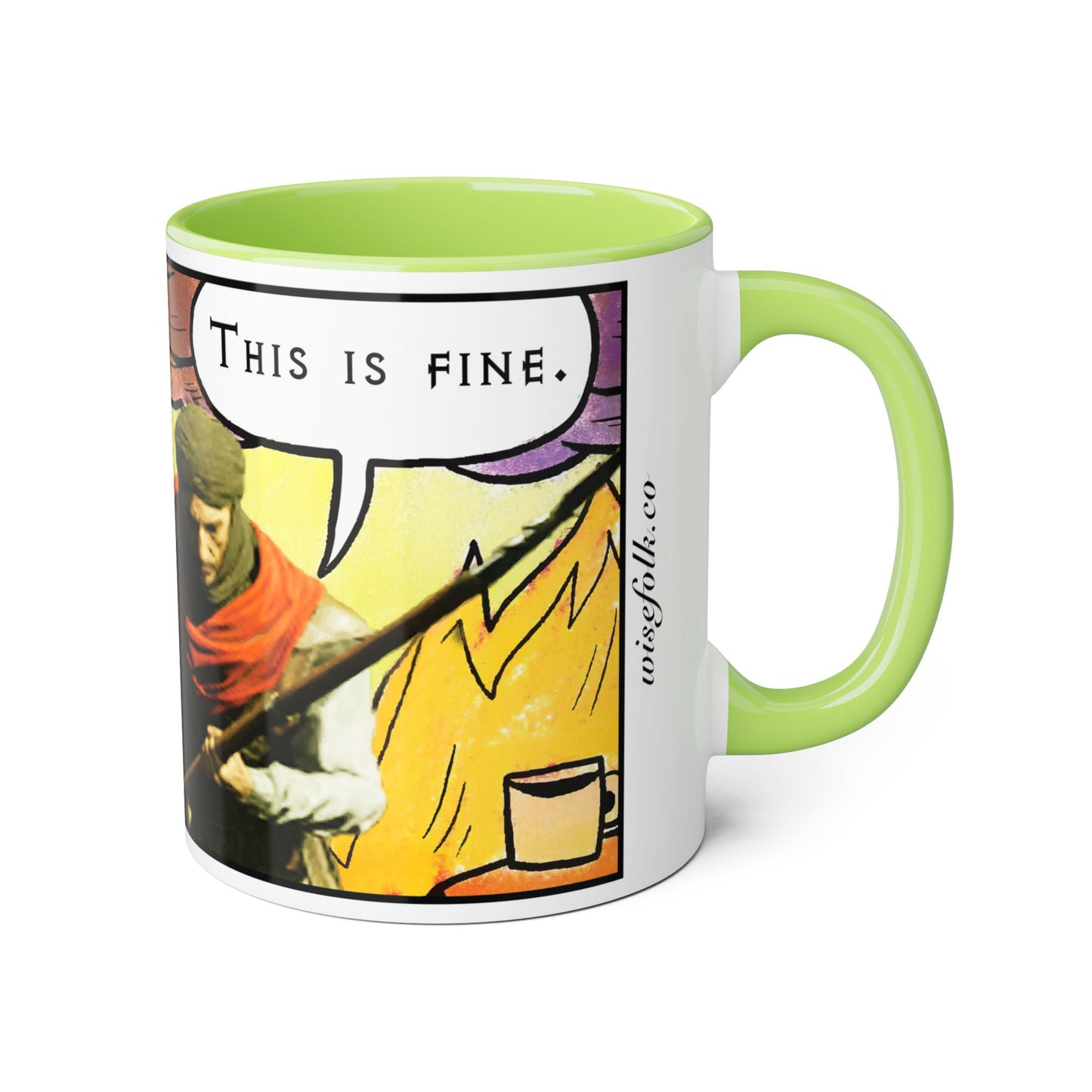 CANADA Product - "This is fine" Travincal 11oz Coffee Mug – For Diablo II Resurrected Players and Coffee Lovers