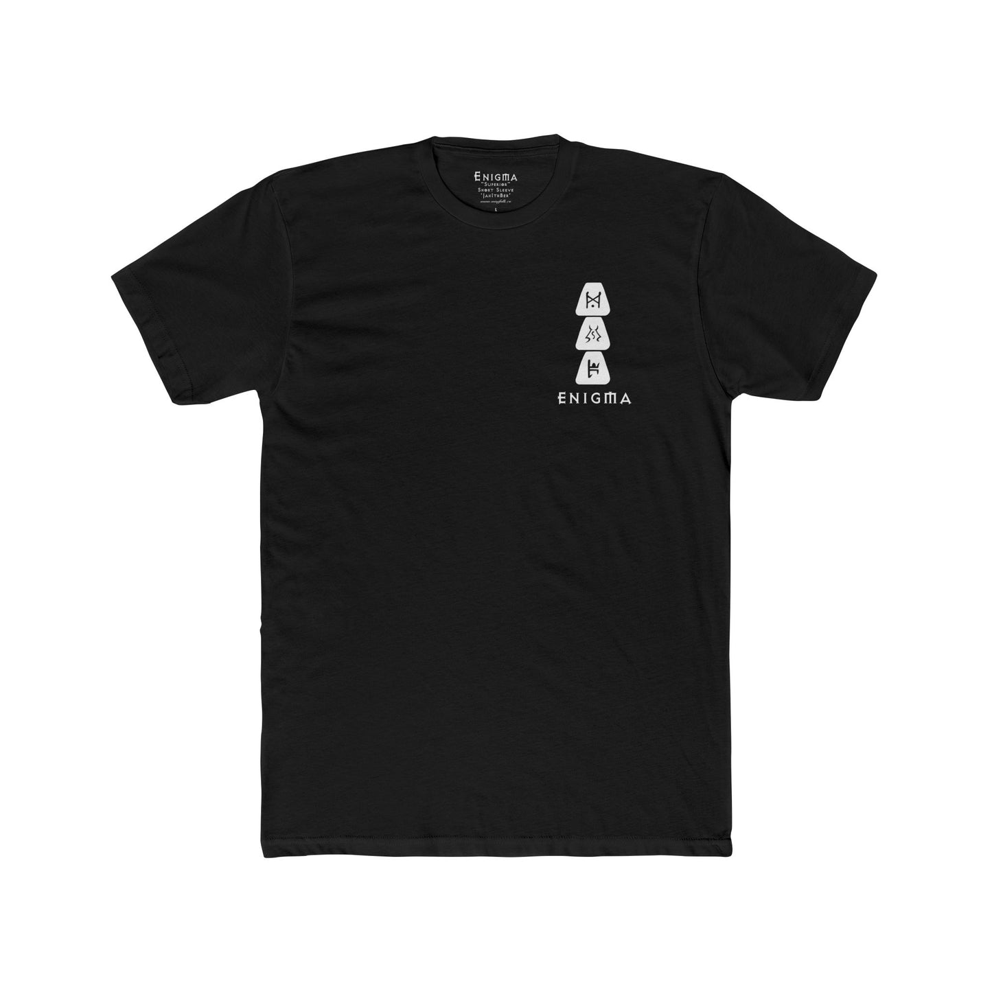 The Minimalist ENIGMA 'Jah Ith Ber' Runeword - Superior Cotton Next Level T-Shirt Base Color Variety Unisex Cotton Crew Tee