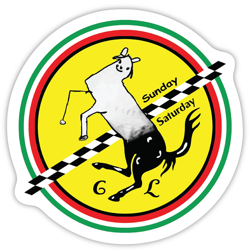 Charles Leclerc Saturday Sunday, Formula Dank Ferrari Formula 1 F1 Sticker - Funny Waterproof Sticker for Laptops, Water Bottles and Smooth Surfaces